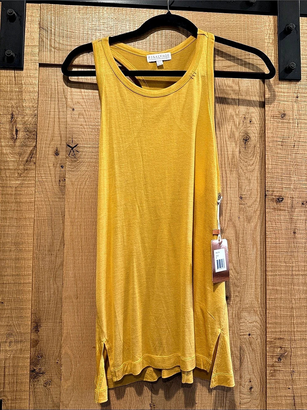 P.J. Salvage Yellow Racerback Tank
